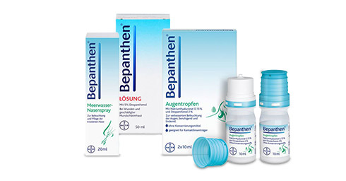 Augentropfen und Nasenspray