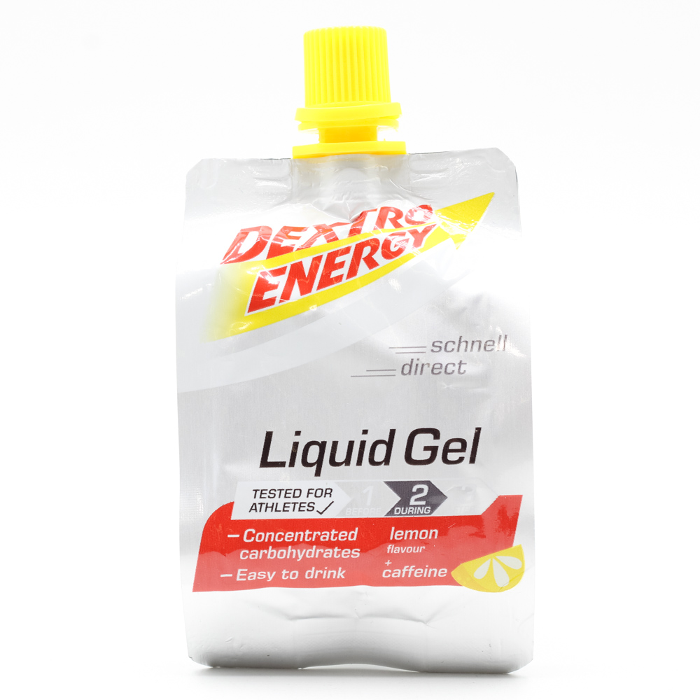 DEXTRO ENERGY Sports Nutr.Liquid Gel Lemon+caffe.