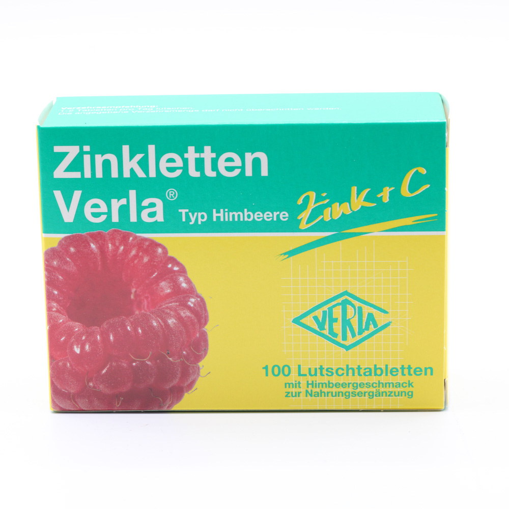 ZINKLETTEN Verla Himbeere Lutschtabletten
