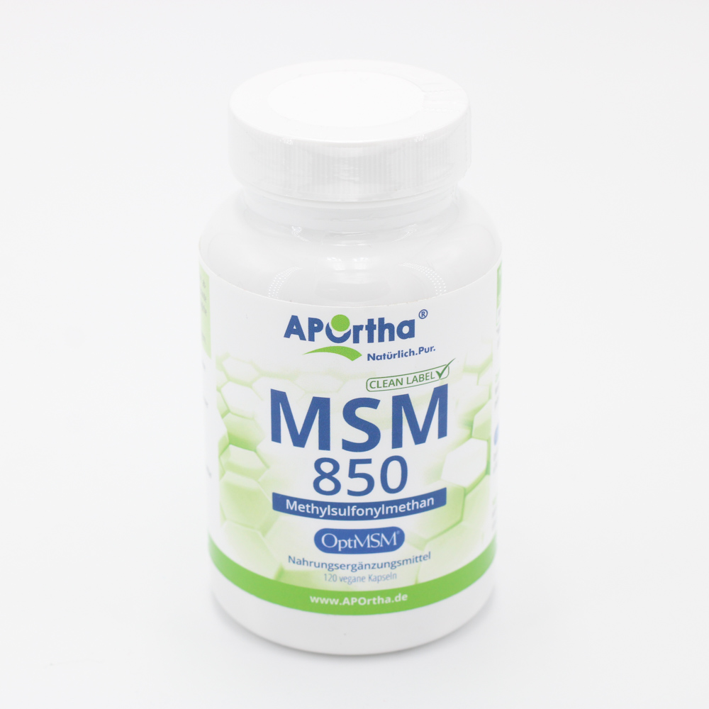 APORTHA OptiMSM 850 mg MSM Kapseln