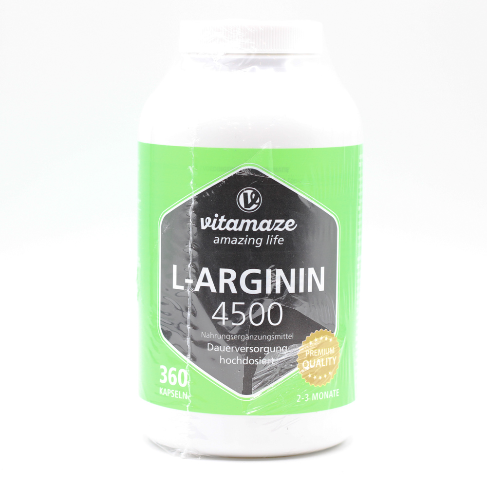 L-ARGININ HOCHDOSIERT 4.500 mg Kapseln