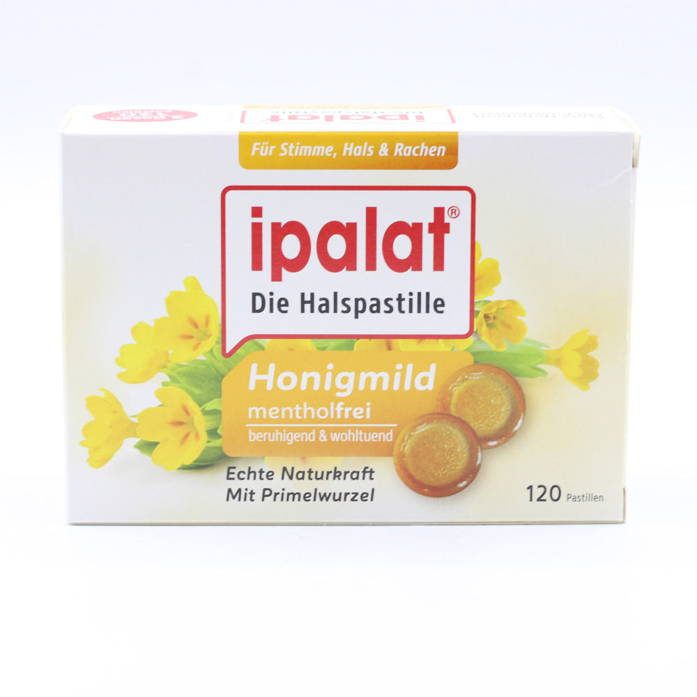 IPALAT Halspastillen honigmild o.Menthol zuckerfr.
