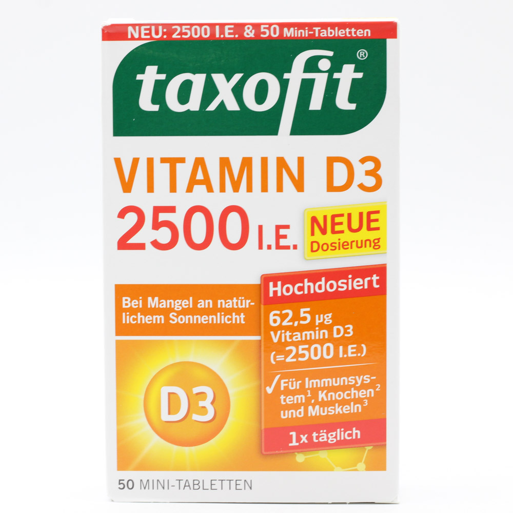 TAXOFIT Vitamin D3 2500 I.E. Tabletten