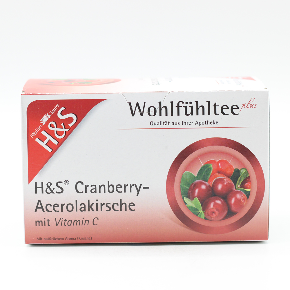 H&S Cranberry-Acerolakirsche mit Vitamin C Fbtl.