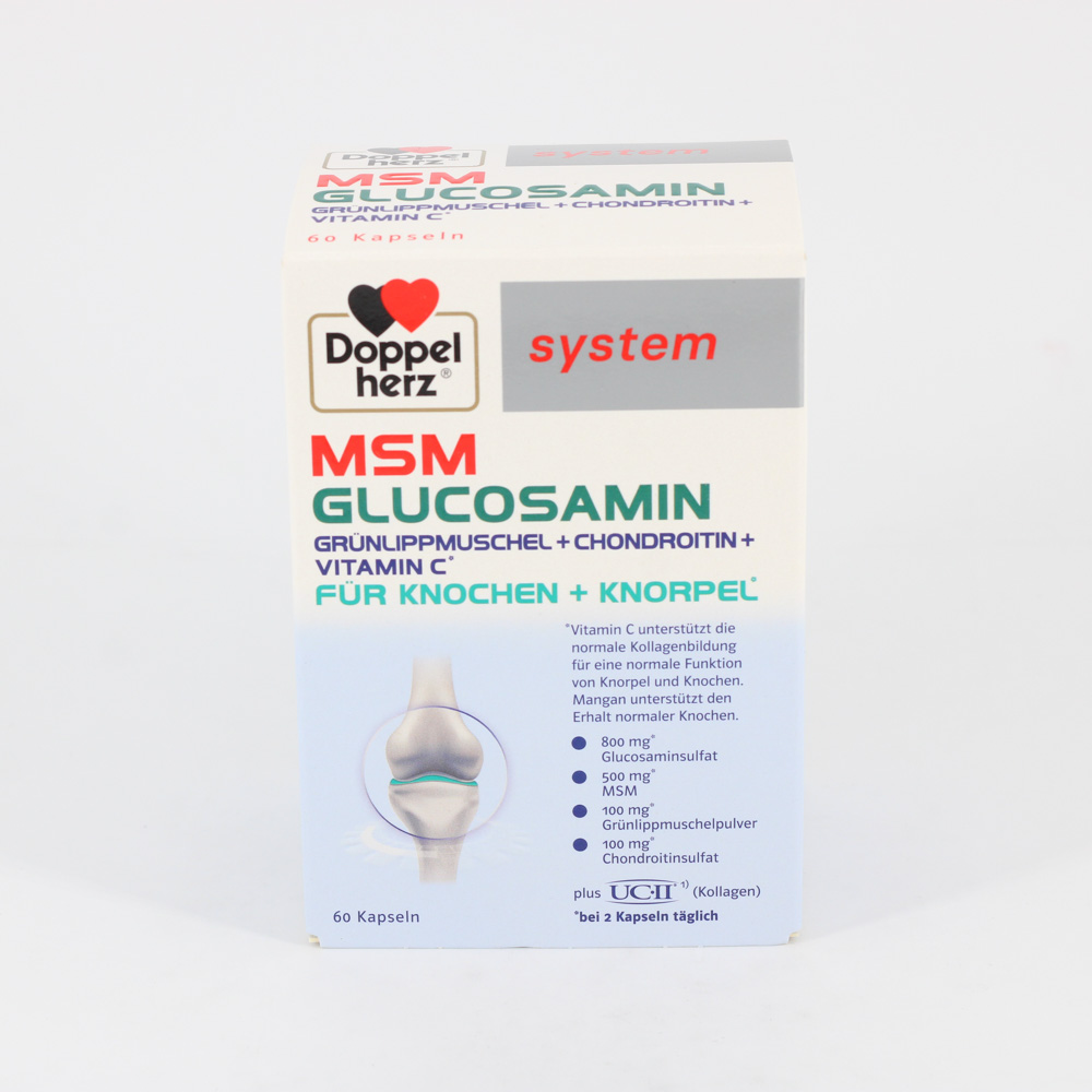 DOPPELHERZ MSM Glucosamin system Kapseln
