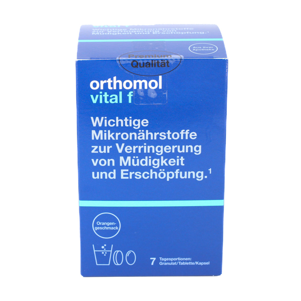 ORTHOMOL Vital F Granulat/Kap./Tabl.Kombip.7 Tage