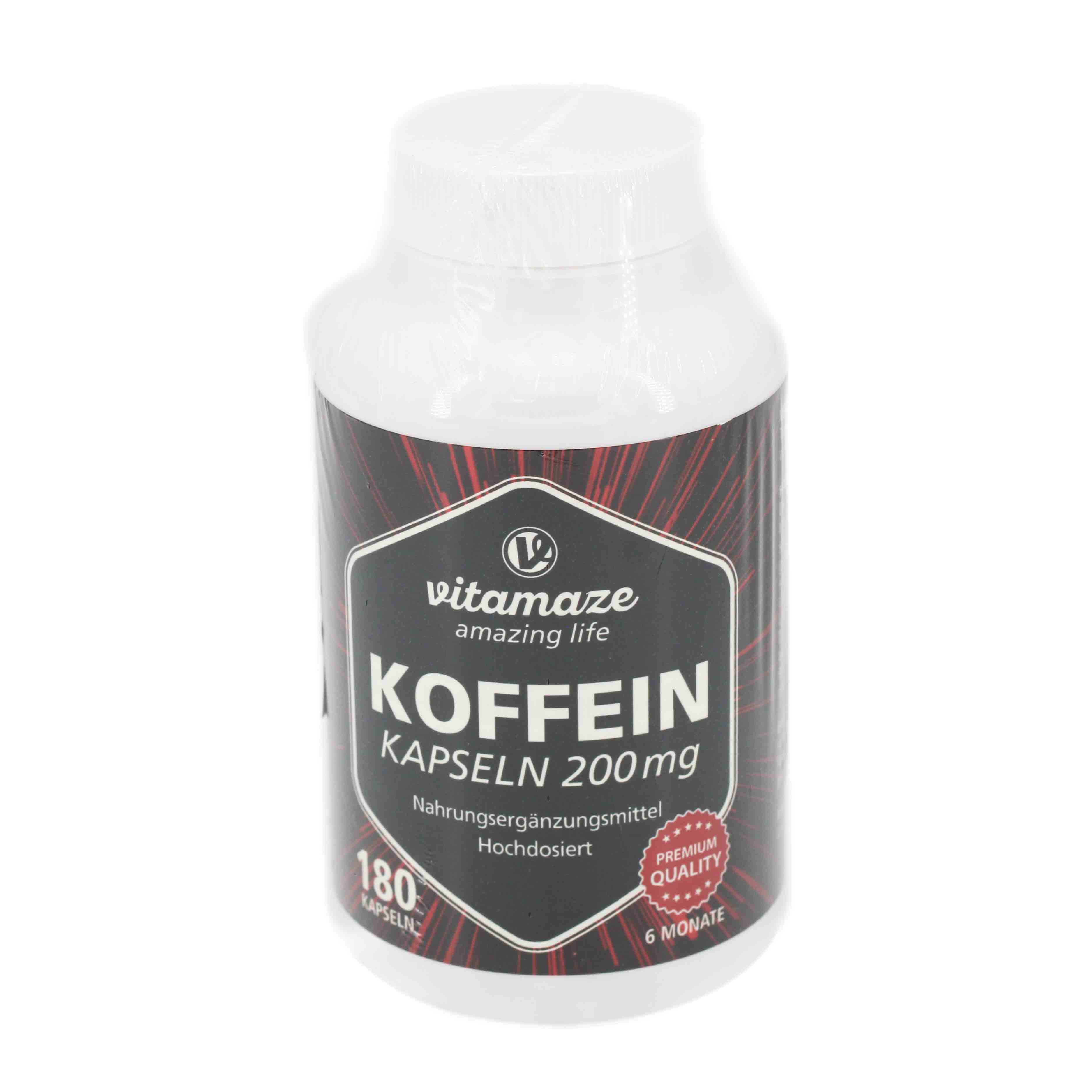 KOFFEIN 200 mg hochdosiert Kapseln