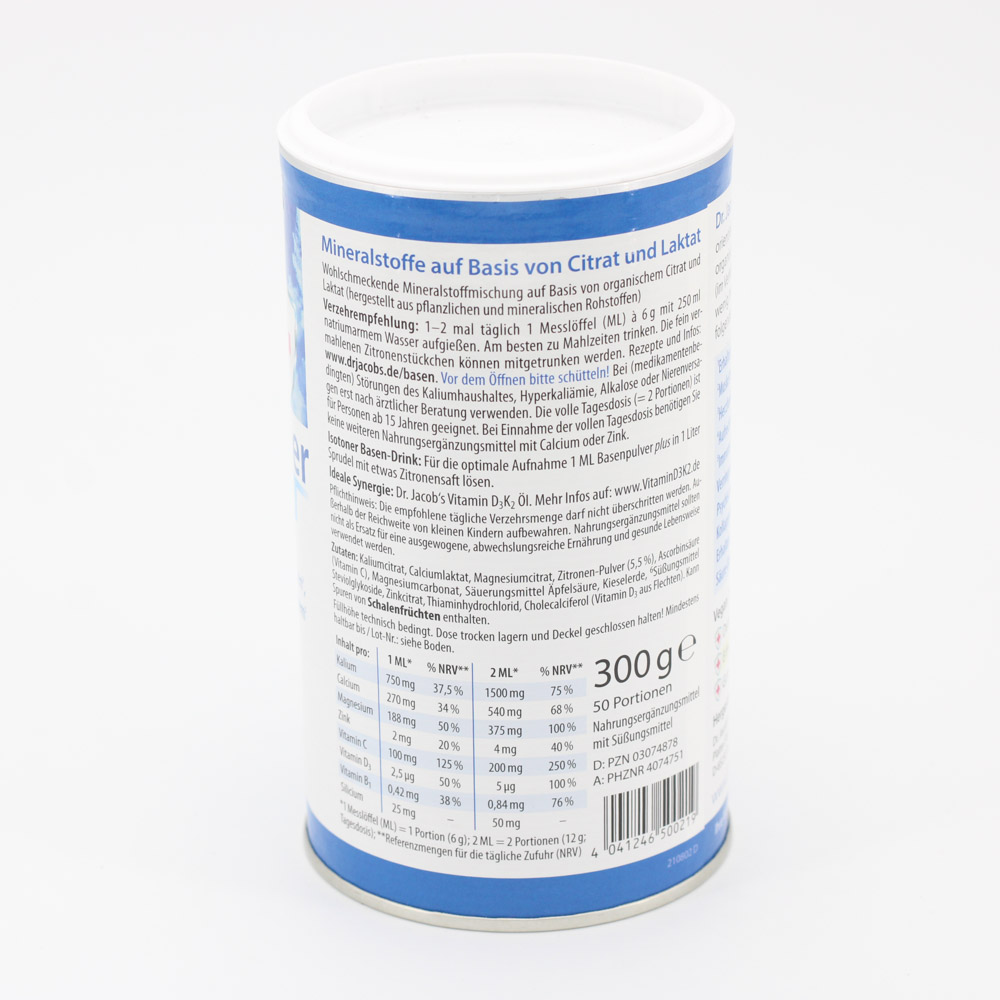 BASENPULVER plus Dr.Jacob's