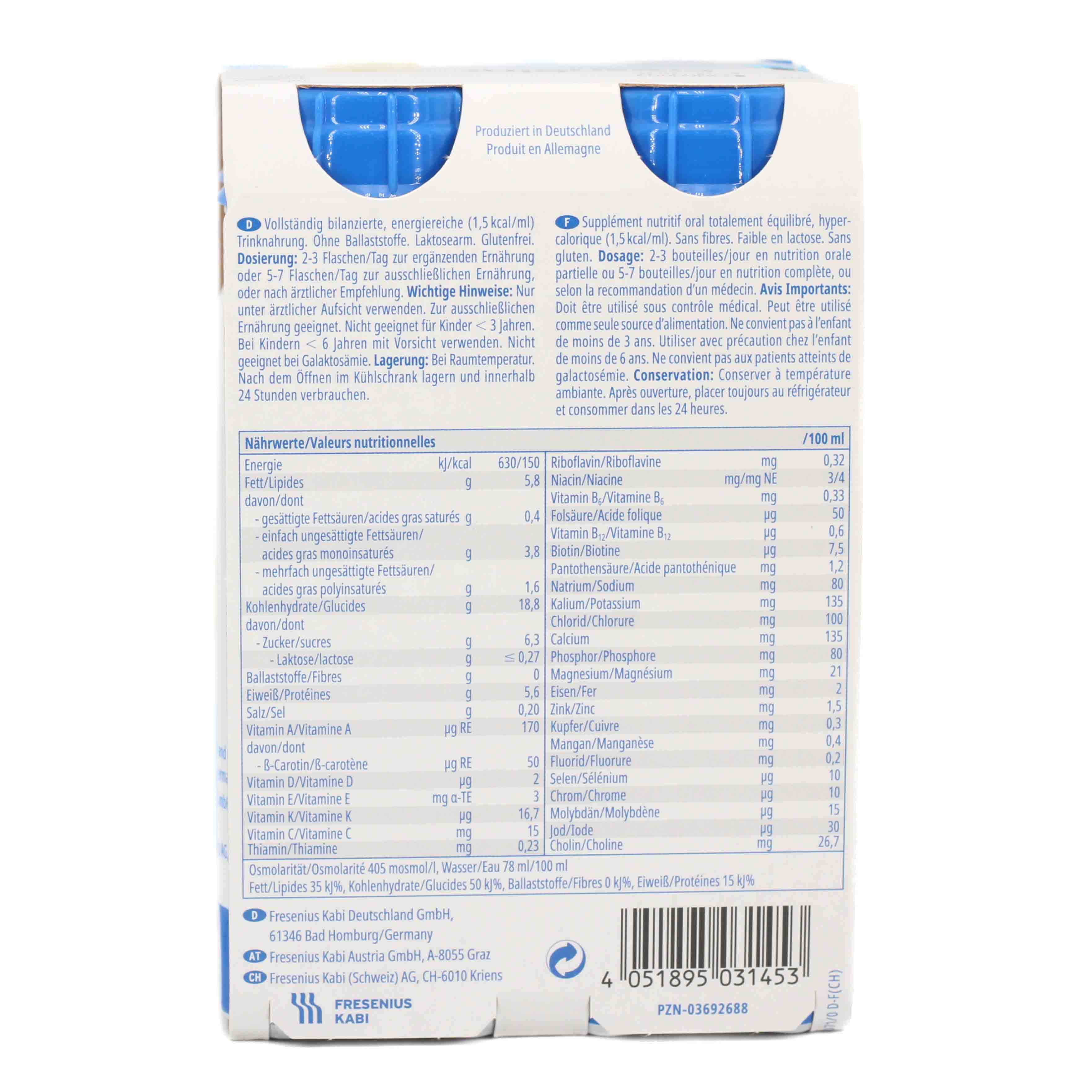 FRESUBIN ENERGY DRINK Vanille Trinkflasche