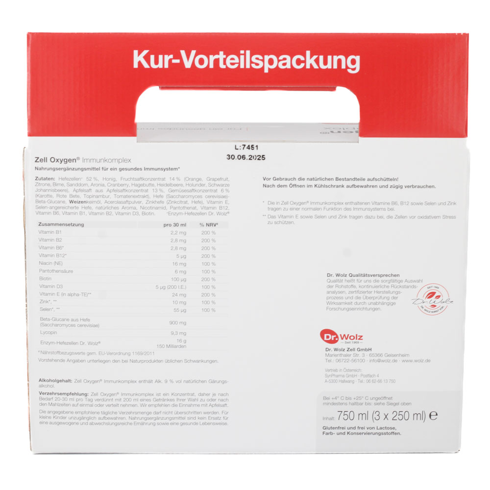 ZELL OXYGEN Immunkomplex Kur flüssig