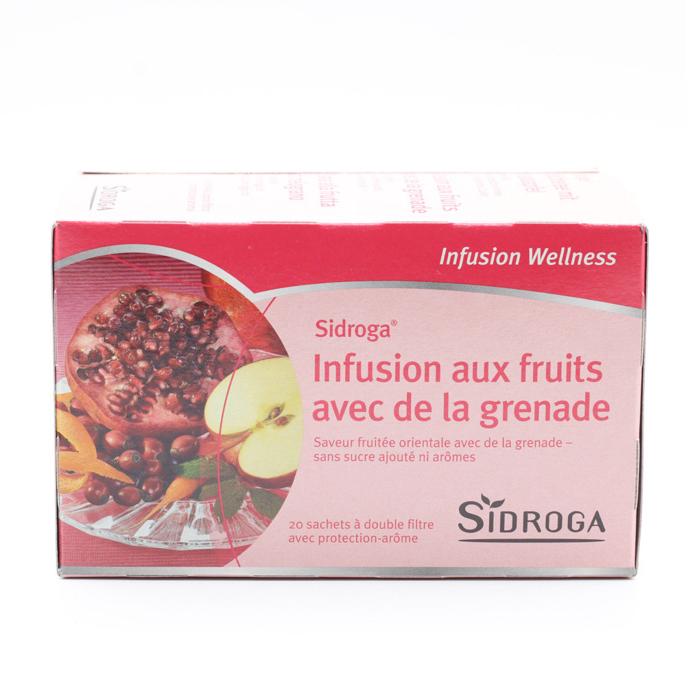 SIDROGA Wellness Früchtetee m.Granatapfel Filterb.