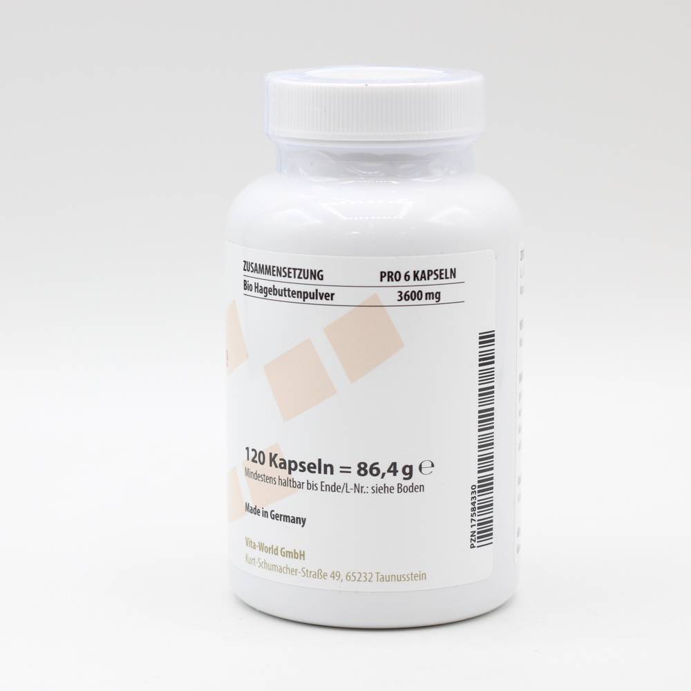 HAGEBUTTE 600 mg Bio Kapseln