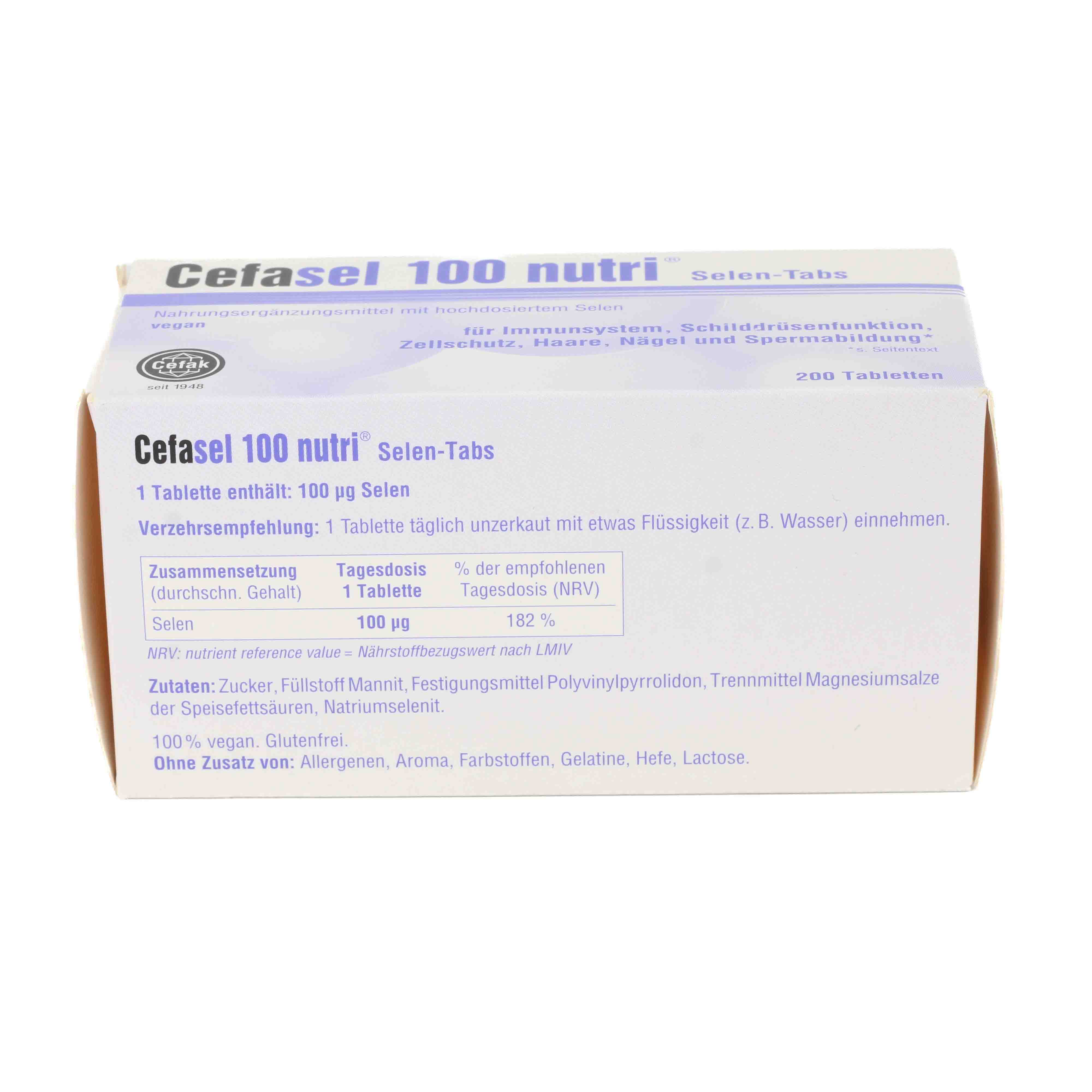 CEFASEL 100 nutri Selen-Tabs
