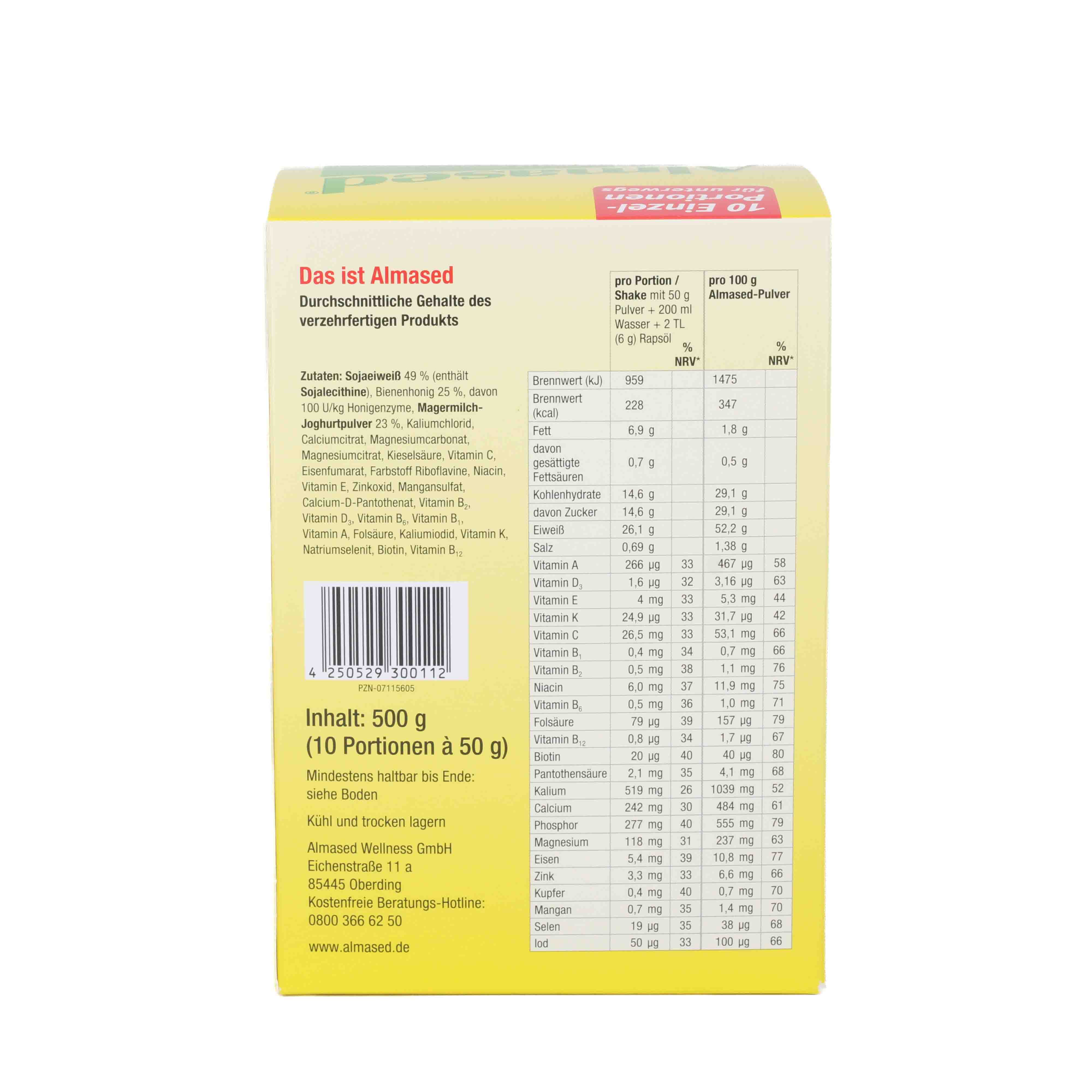 ALMASED Vitalkost Pulver lactosefrei