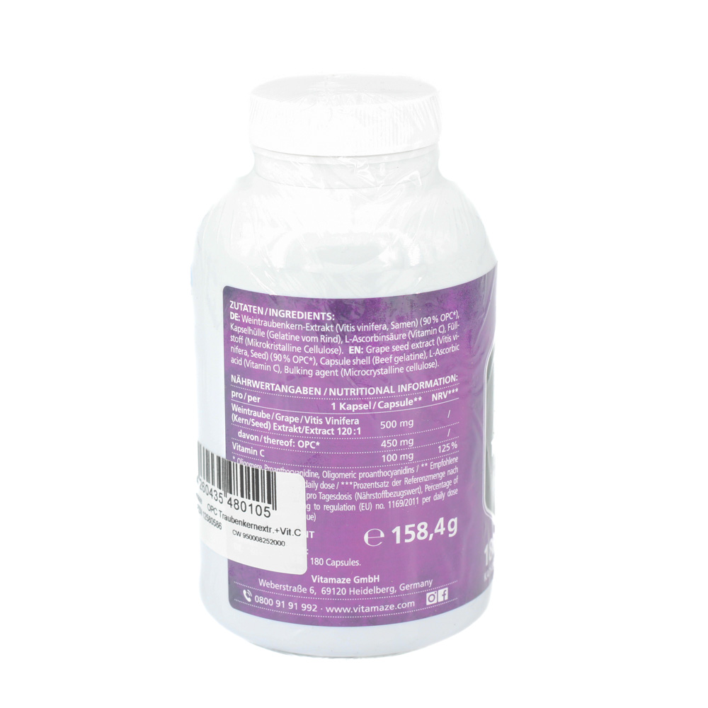 OPC TRAUBENKERNEXTRAKT hochdosiert+Vitamin C Kaps.