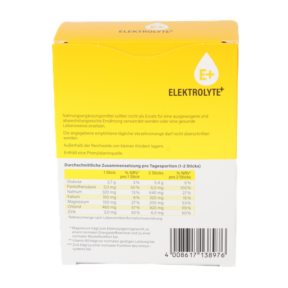 ELEKTROLYTE+ Granulatsticks