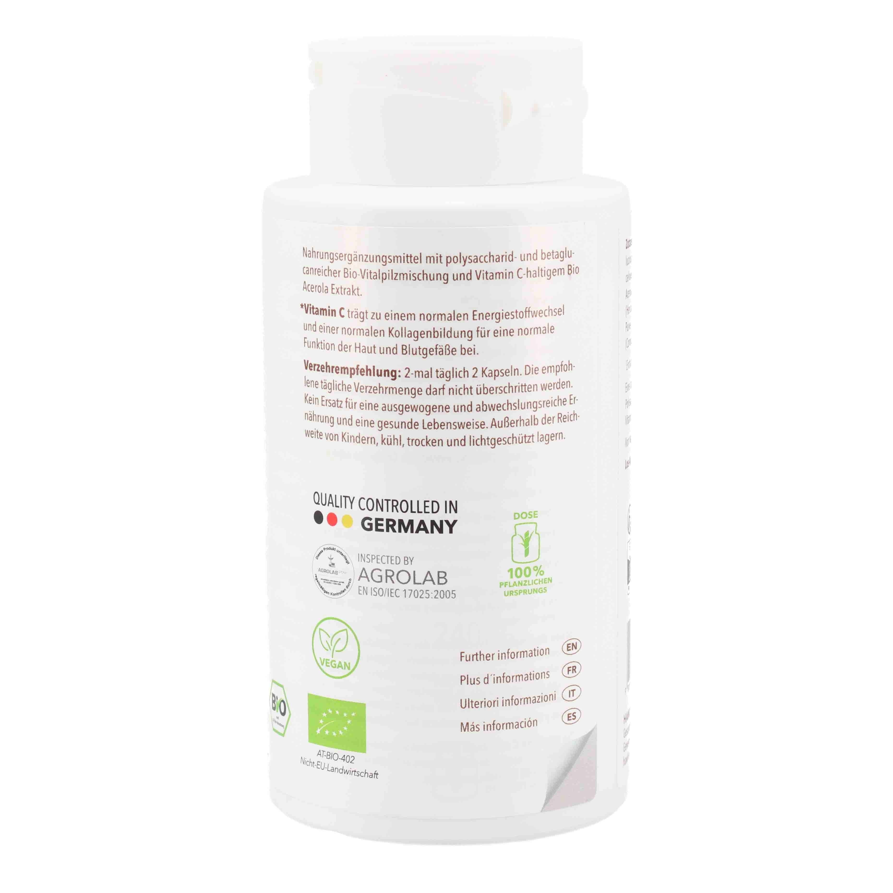 BIO SHAPE+VITAL Vitalpilz Kapseln