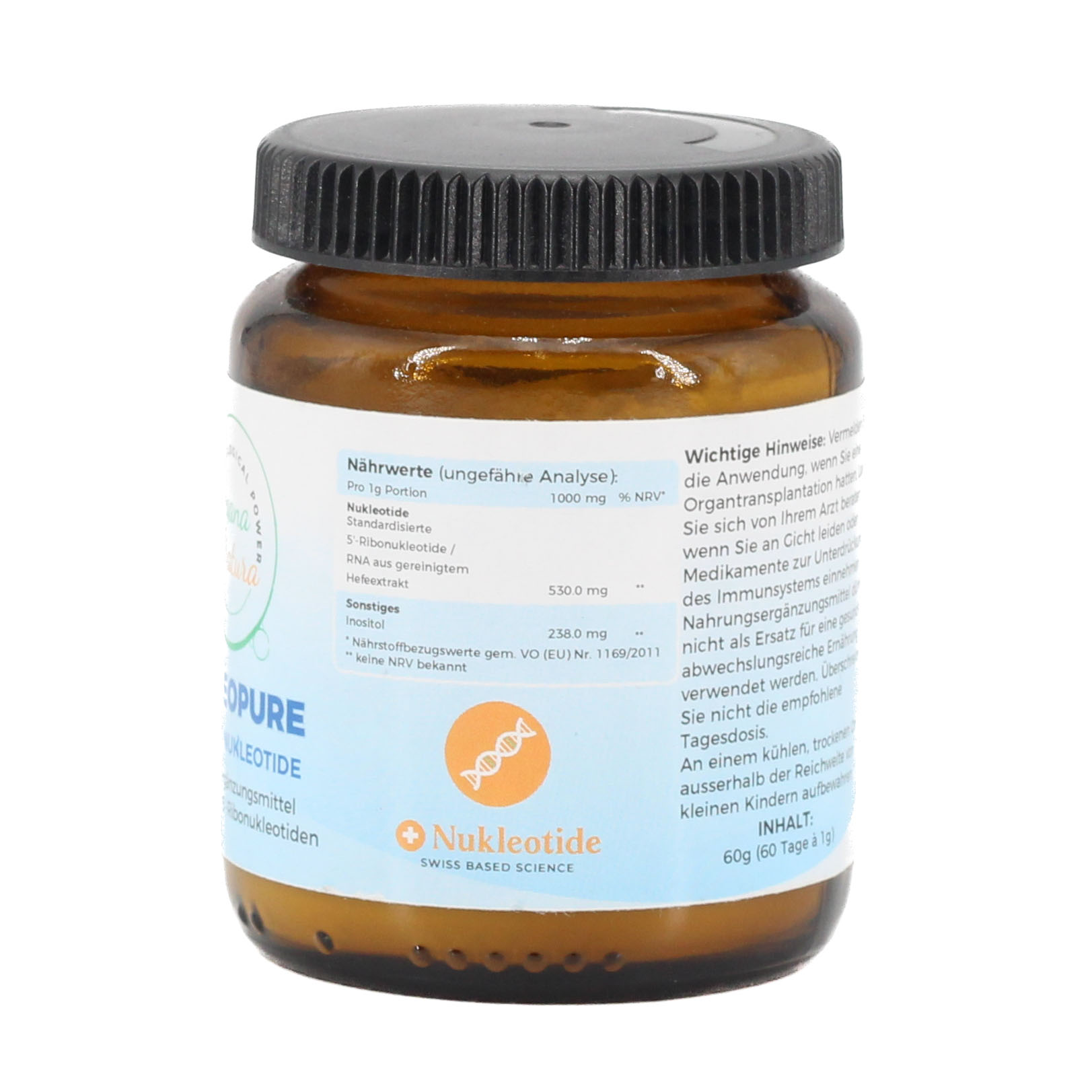 NUKLEOPURE VeganaNatura NutraMedix Plv.Sus.-Herst.