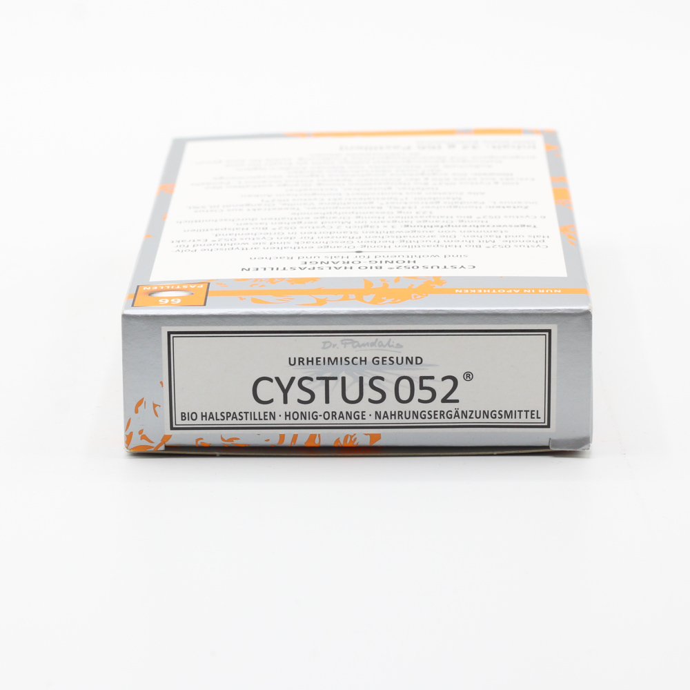 CYSTUS 052 Bio Halspastillen Honig Orange
