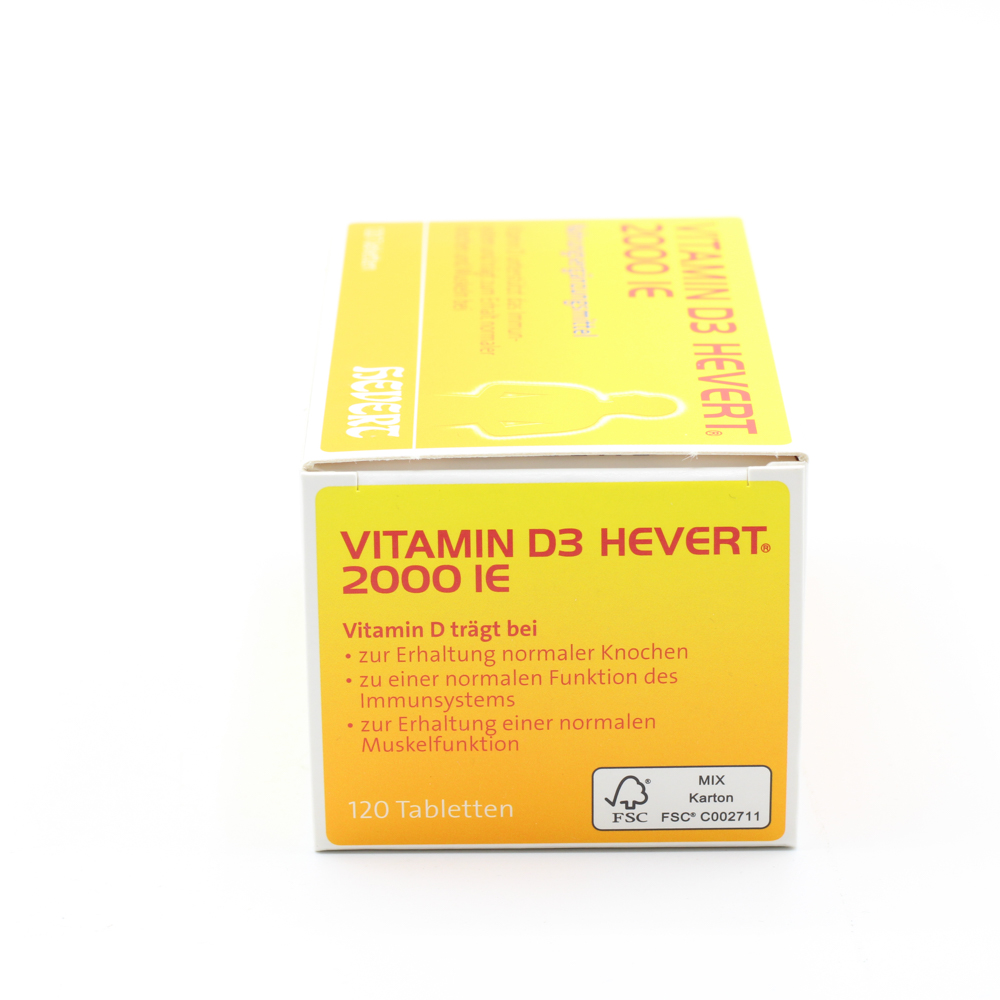 VITAMIN D3 HEVERT 2000 I.E. Tabletten