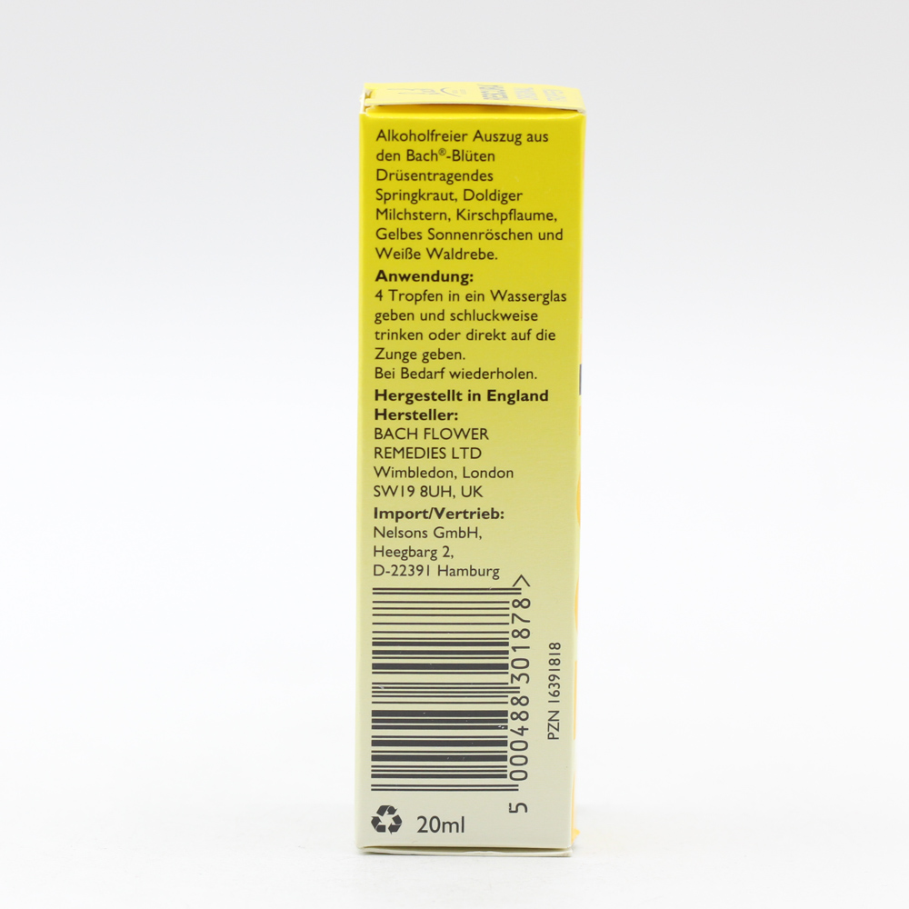 BACHBLÜTEN Original Rescura Tropfen alkoholfrei