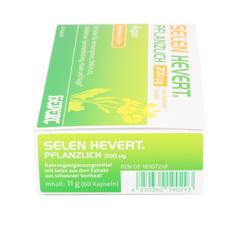 SELEN HEVERT pflanzlich 200 μg Kapseln