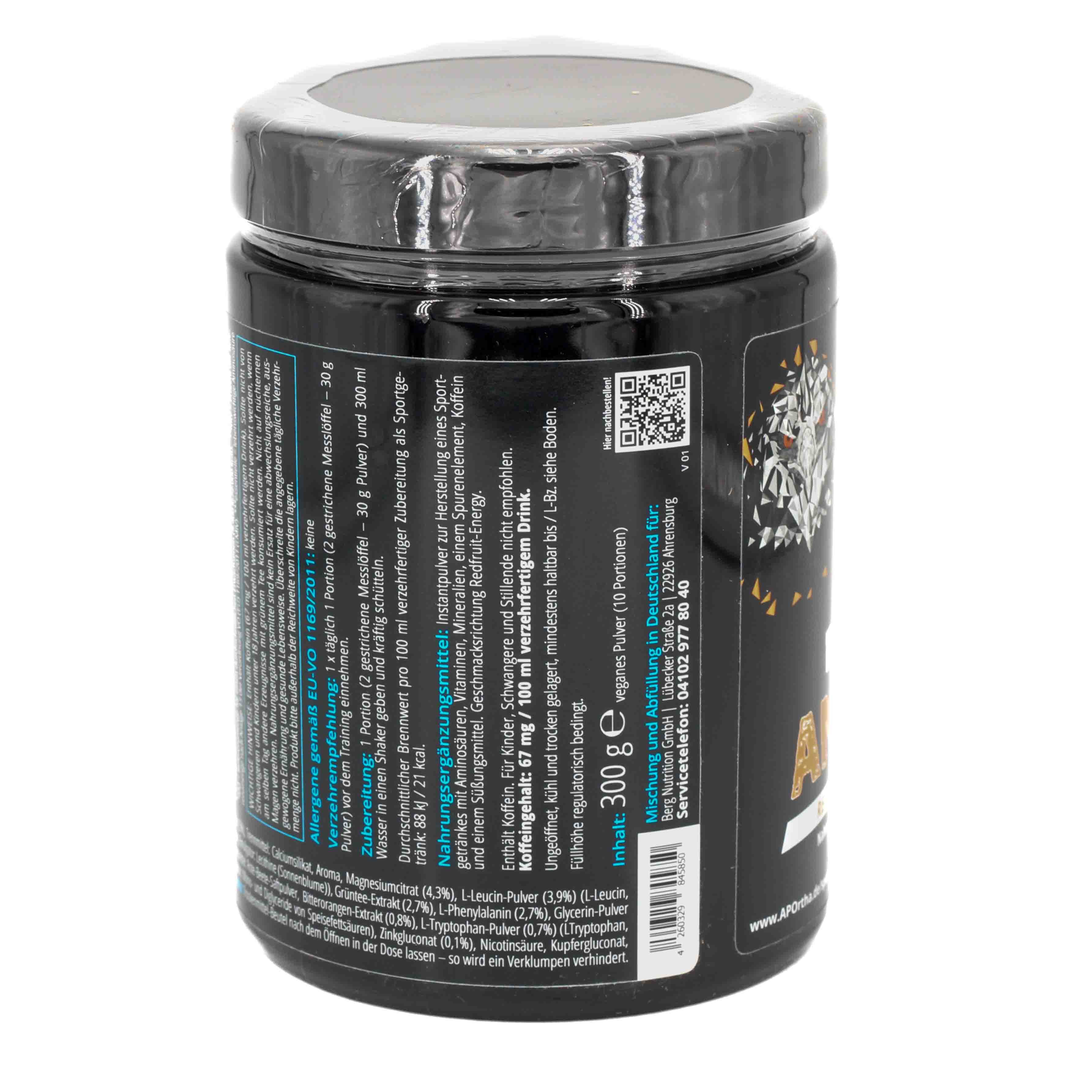 APORTHA SPORTS ANGER veganes Pulver