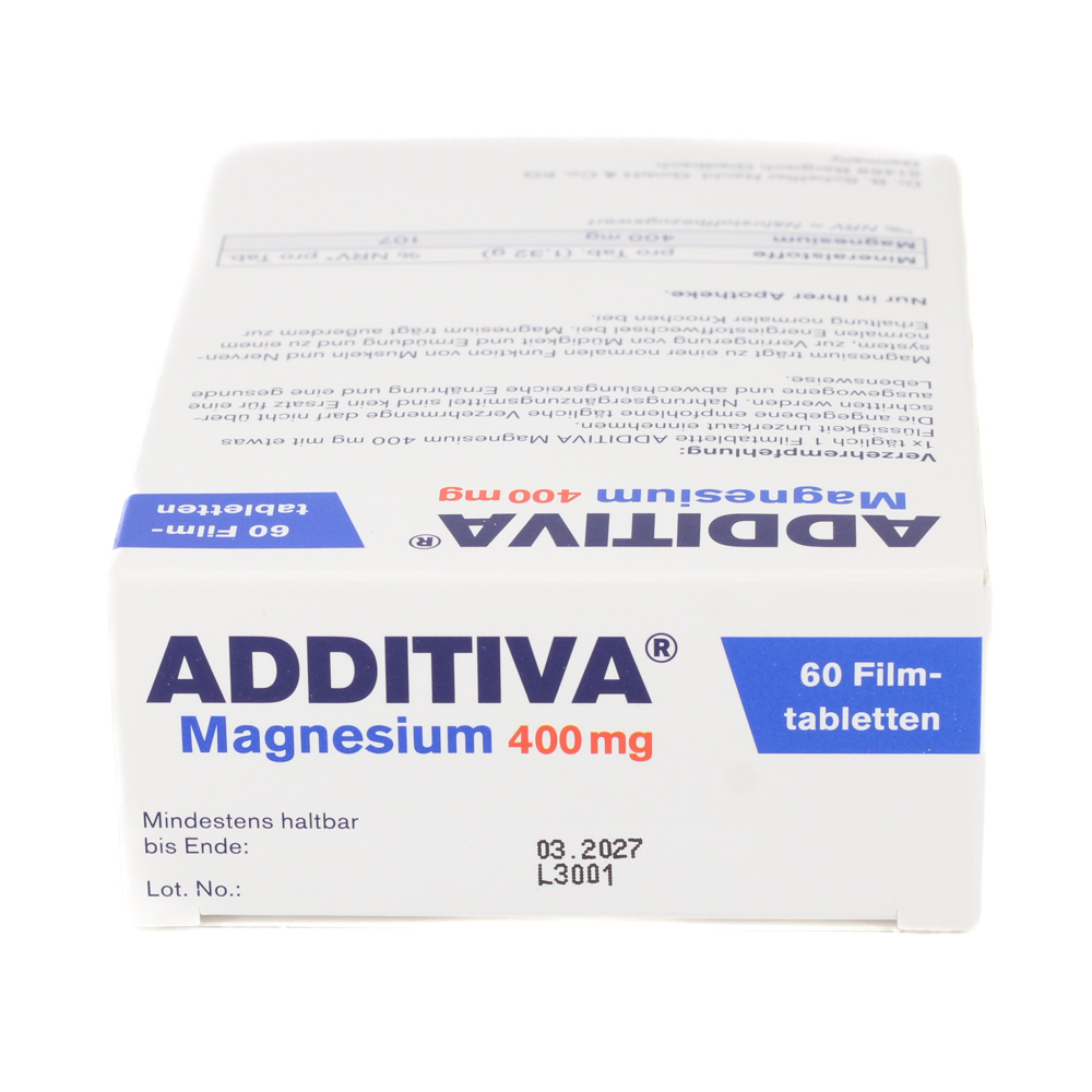 ADDITIVA Magnesium 400 mg Filmtabletten