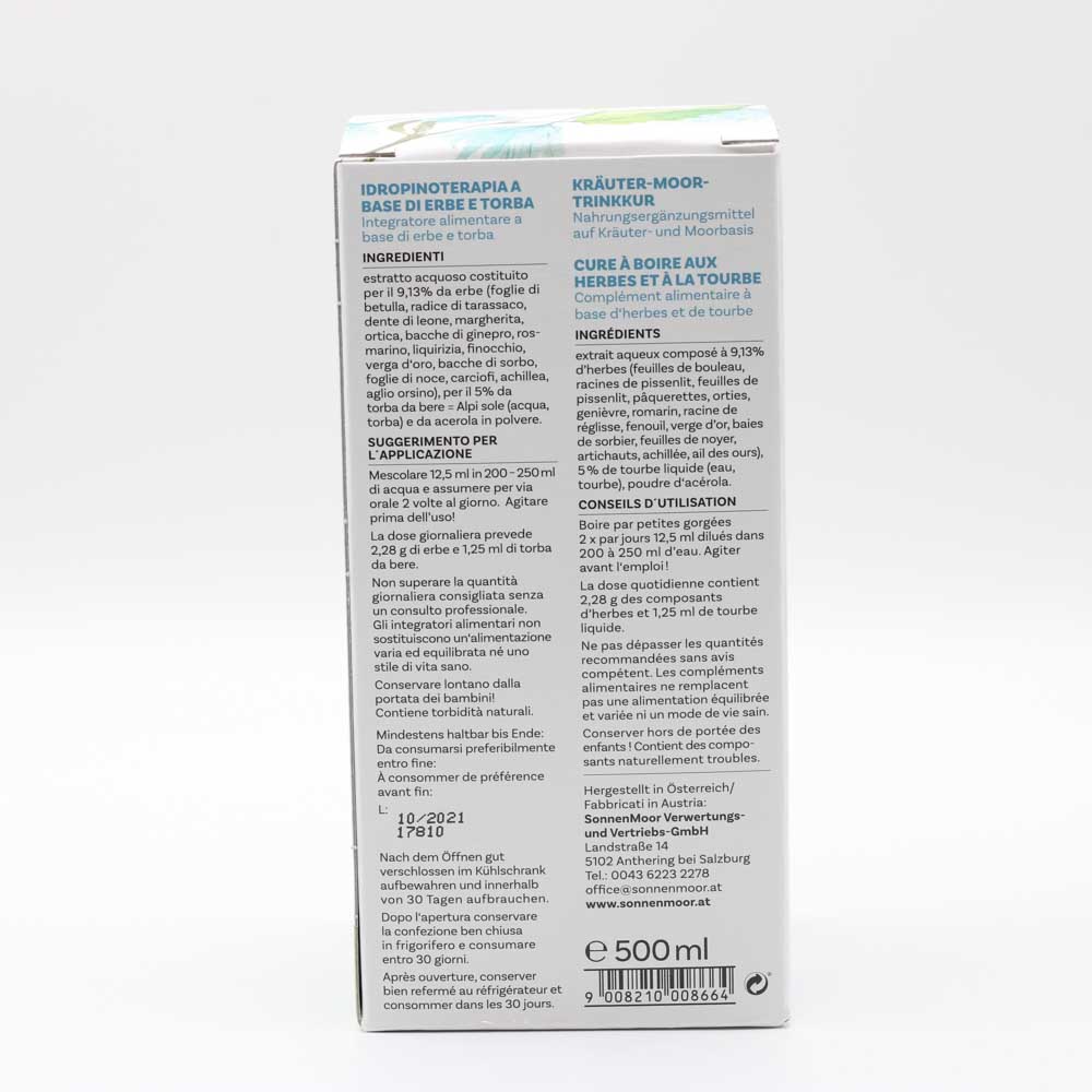 TRINKKUR SO GUT WIE NEU mit Kräutern und Moor