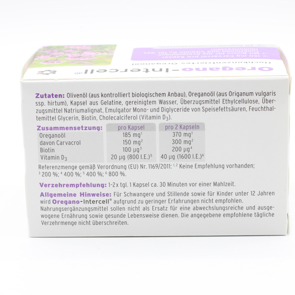 OREGANO-INTERCELL magensaftresistente Weichkapseln