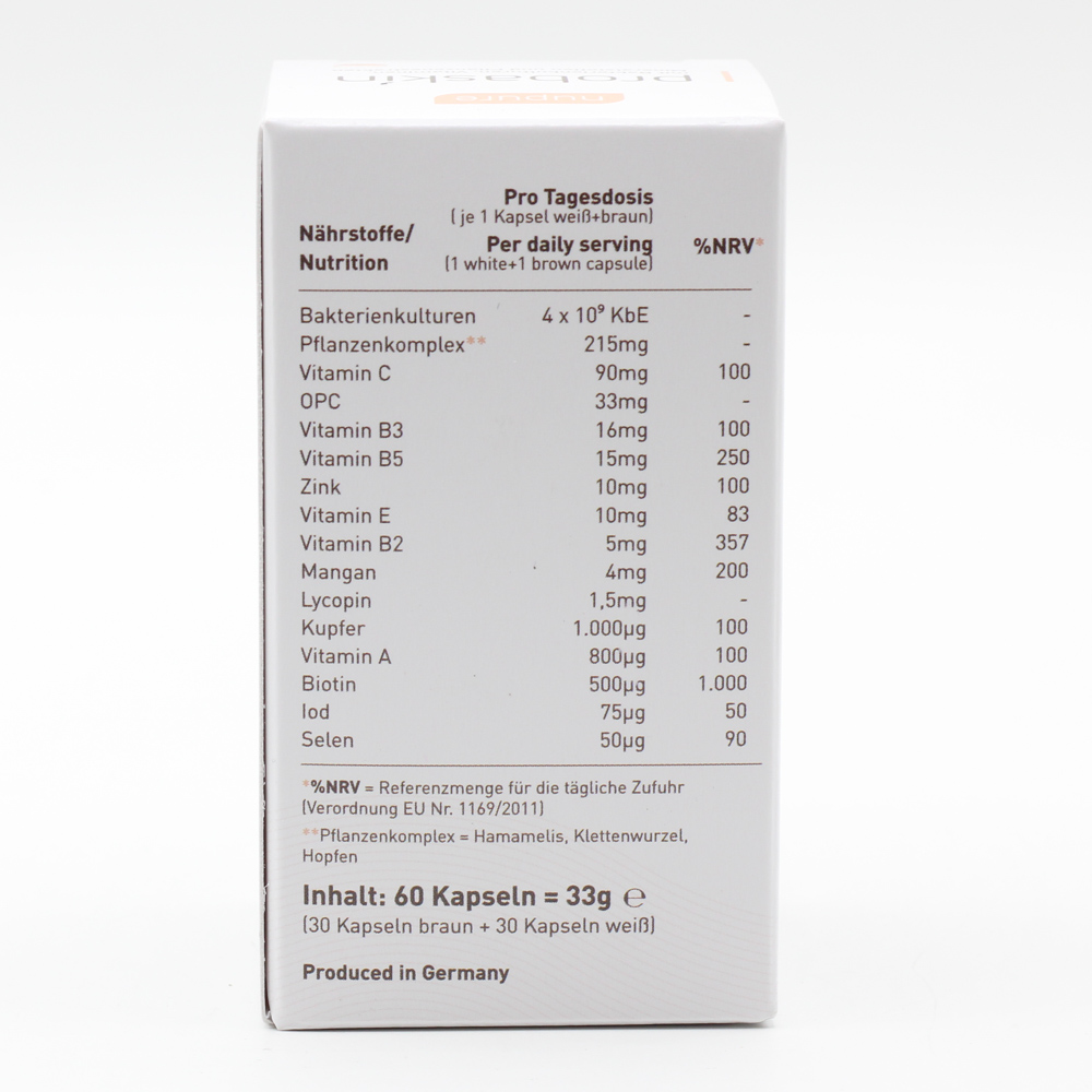 NUPURE probaskin bei Akne Pickeln unreiner Haut