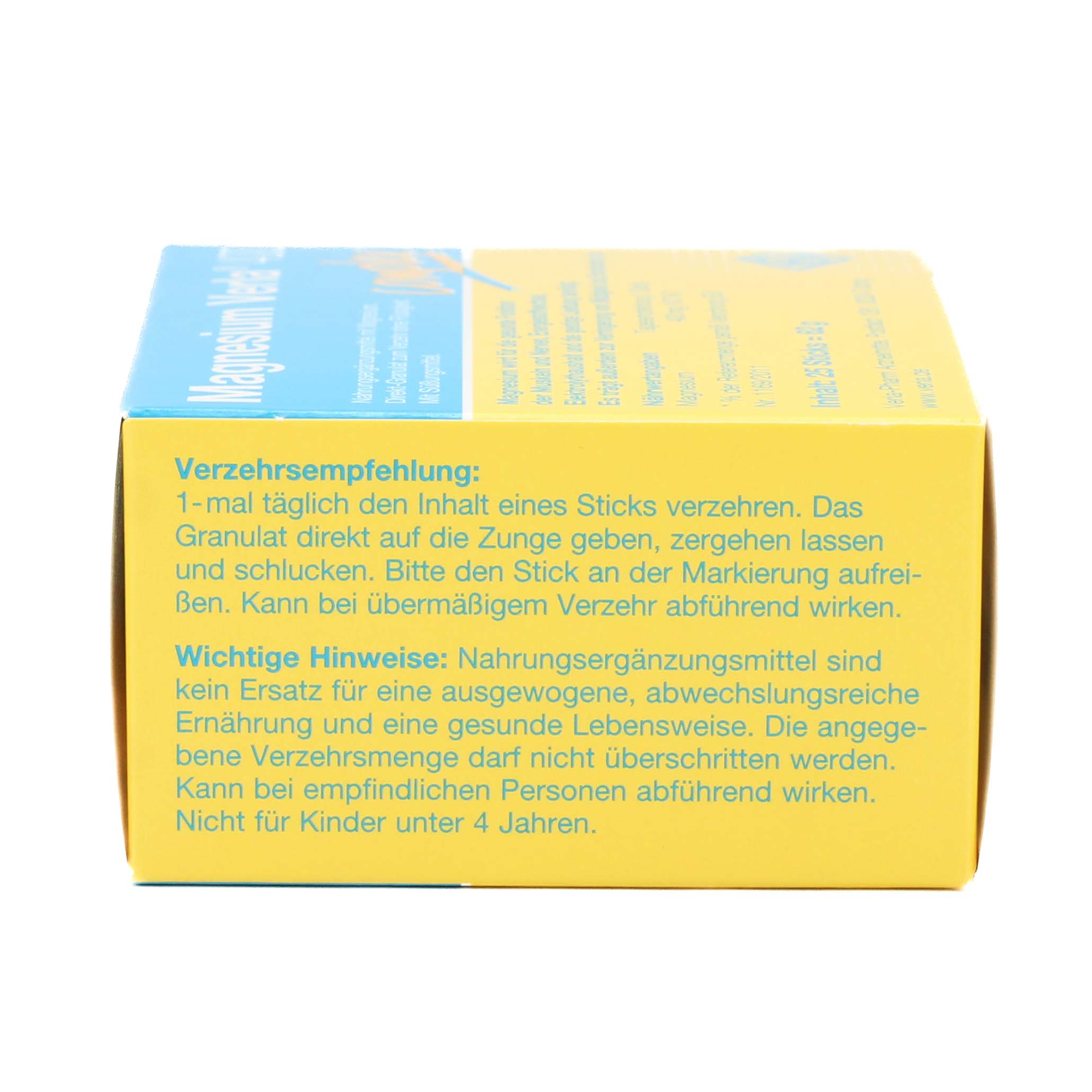 MAGNESIUM VERLA 400 Zitrone Direkt-Granulat