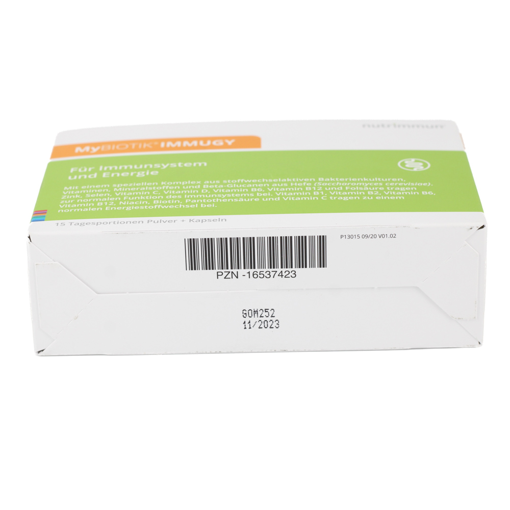 MYBIOTIK IMMUGY Kombipackung 15x2 g+30 Kapseln