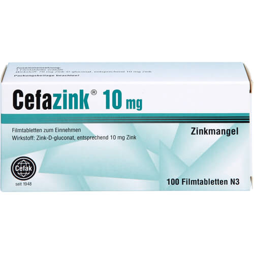 CEFAZINK 10 mg Filmtabletten