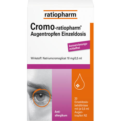 CROMO-RATIOPHARM Augentropfen Einzeldosis