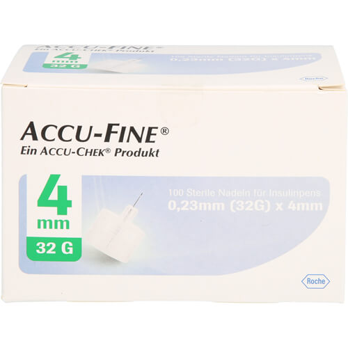 ACCU FINE sterile Nadeln f.Insulinpens 4 mm 32 G