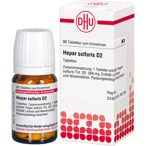 HEPAR SULFURIS D 2 Tabletten