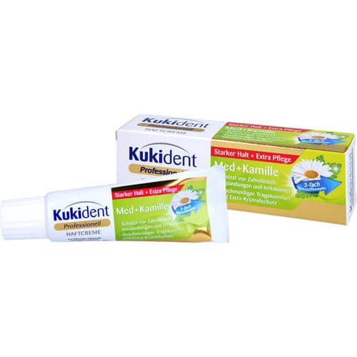 KUKIDENT Haftcreme Med+Kamille