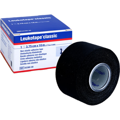 LEUKOTAPE Classic 3,75 cmx10 m schwarz