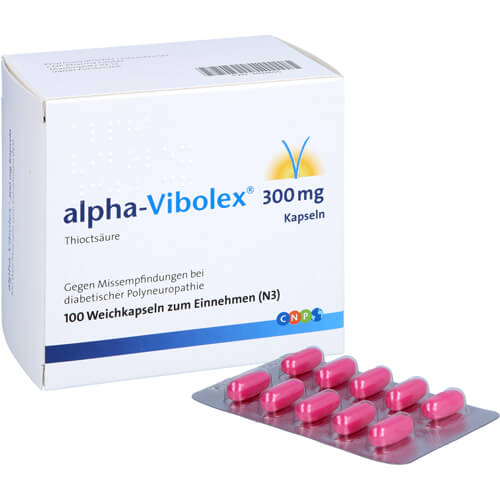 ALPHA VIBOLEX 300 mg Weichkapseln