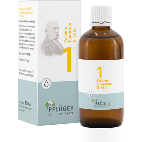 BIOCHEMIE Pflüger 1 Calcium fluoratum D 12 Tropfen