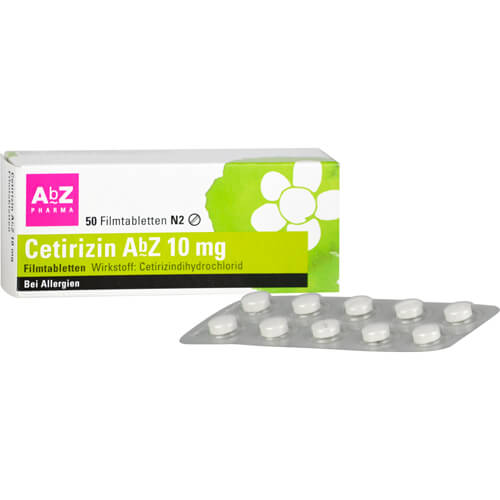 CETIRIZIN AbZ 10 mg Filmtabletten