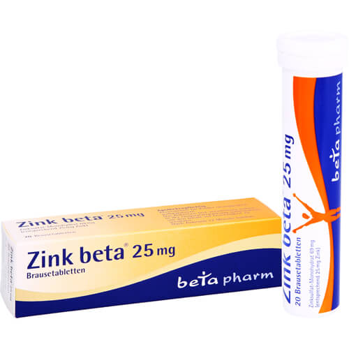 ZINK BETA 25 Brausetabletten