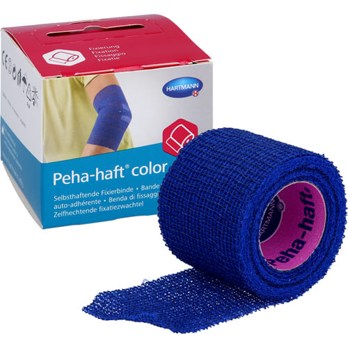 PEHA-HAFT Color Fixierb.latexfrei 4 cmx4 m blau