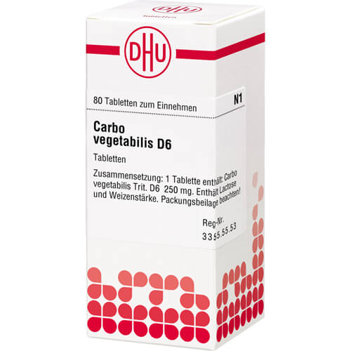 CARBO VEGETABILIS D 6 Tabletten