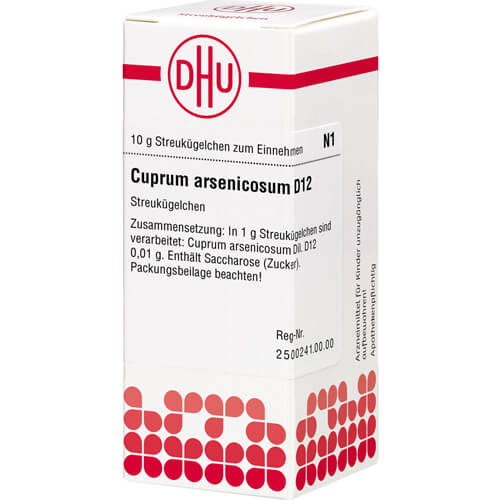 CUPRUM ARSENICOSUM D 12 Globuli