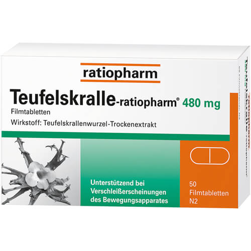 TEUFELSKRALLE-RATIOPHARM Filmtabletten
