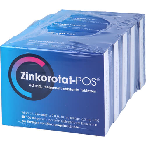 ZINKOROTAT POS magensaftresistente Tabletten