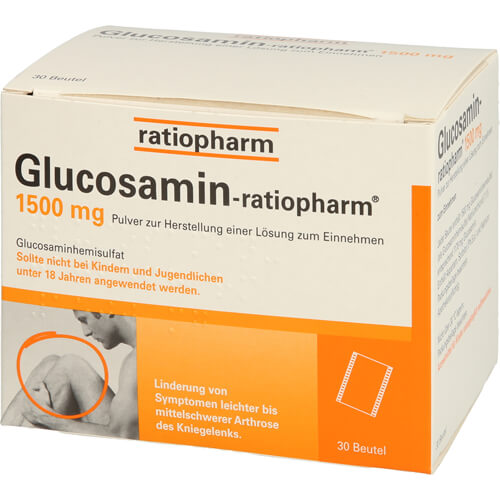 GLUCOSAMIN-RATIOPHARM 1500 mg Plv.z.H.e.L.z.Einn.