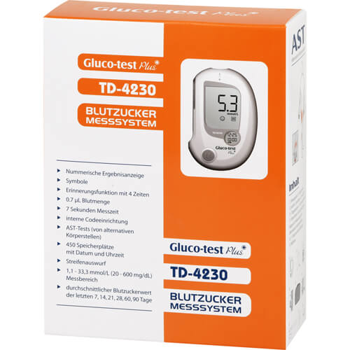 GLUCO TEST Plus 10 Set mmol/l